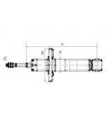 SCT Germany - Z1029 - Амортизатор зад масл Golf II/III/Jetta II/Vento